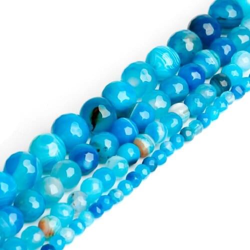 Natural Stone Beads 4/6/8/10mm Faceted Green Aventurine Beads 15'' Round Loose Beads For Jewelry Making