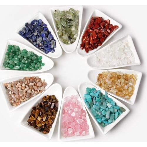 20/50/100 G Natural Lapis Lazuli Chips Beads NO HOLE Undrilled Tiger Eye Stone Gravels For DIY Making Jewelry Accessory Tanking