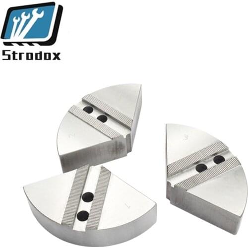 Hydraulic soft claw hydraulic raw claw chuck three claw strong raw claw 5 6 8 10 12 inch three claw raw soft claw non-standard