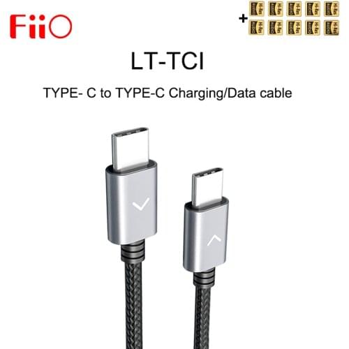 FiiO LT-TC1 Type-C to Type-C Charging Data cable for Fiio M15 M11 M9 M6 M5 BTR5 BTR3 K3 SHANLING UP2 etc