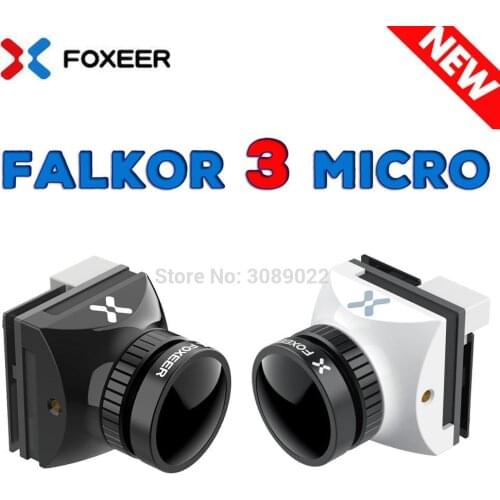 Foxeer FALKOR MICRO V3 1200TVL FPV Camera 1.8mm Lens GWDR OSD All-weather Micro Camera PAL/NTSC Switchable for FPV RC Drone
