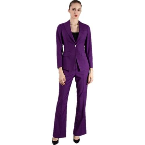 Suits Womens suits 2 piece set suit blazer trouser female temperament commuter wear a formal business suit trouser female suits
