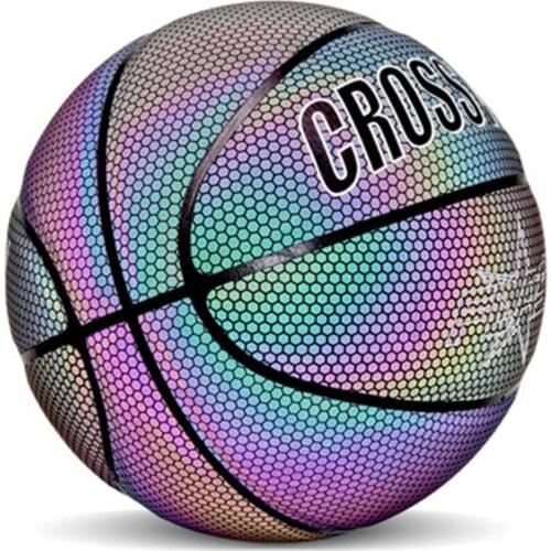 Creative Glowing Basketball Light Up Basketball Sports Lighted Flash Ball Children Gifts Night Light Wear-Resistant Sports Game