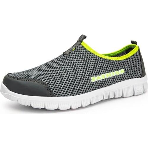 Big Size Summer Low Men Sports Shoes Women Sport Shoes Man Running Sneakers Gray Jogging Footwear Flat Sneackers Basket GMB-1932