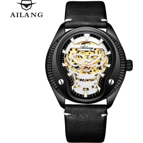 AILANG Fashion Business Casual Sport Mens Wrist Watch Luminous Waterproof Mens Watches Brand Luxury Tourbillon Automatic 8619