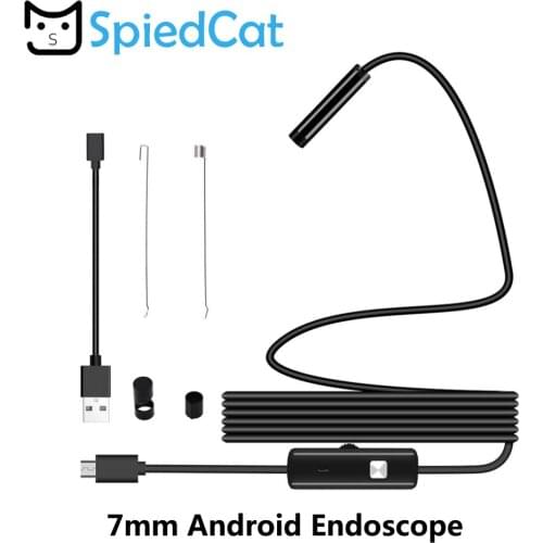 7mm lensWIFI Mini Endoscope1M 2M 3.5M Cable Waterproof Soft Cable Borescope Inspection Camera Snake Camera8 LED For Android