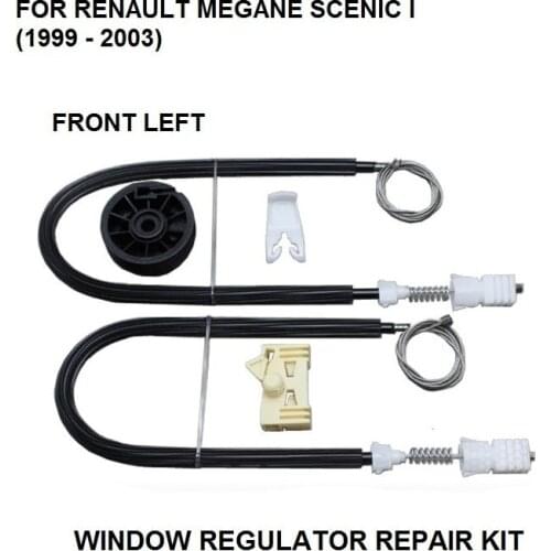 WINDOW REGULATOR COMPLETE CLIP SET RENAULT MEGANE SCENIC I WINDOW REGULATOR REPAIR KIT FRONT-LEFT