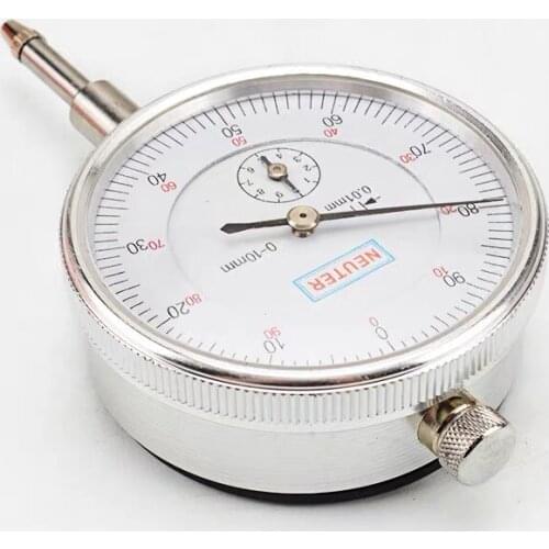 Precision 0.01mm Dial Indicator Gauge 0-10mm Meter Precise 0.01mm Resolution Indicator Gauge mesure instrument Tool dial gauge