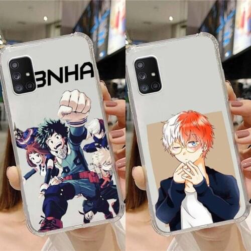 My Hero Academia Phone Case Transparent For Samsung Note A 7 8 9 10 20 50 51 71 90 20 11 81 e LITE Ultra PRO