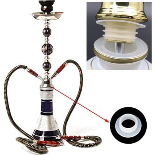 2Pcs Silicone Hookah Grommets Shisha Set Rubber Gasket Spacer Seal Chicha Narguile Sheesha Nargile Cachimba Hookah Accessories