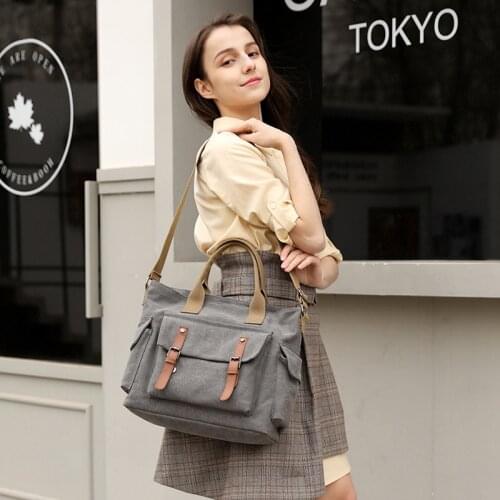 Bags for Women Shoulder Bag Handbags Crossbody Bag Female Casual Totes High Quality Messenger Bag Canvas Large Capacity HandBag