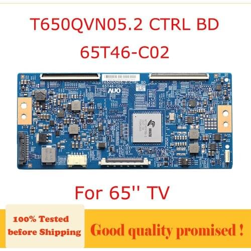 T650QVN05.2 CTRL BD 65T46-C02 65'' Tcon Board TV 65 Inch Logic Board T650QVN05.2 65T46-C02 Original TV Parts Free Shipping