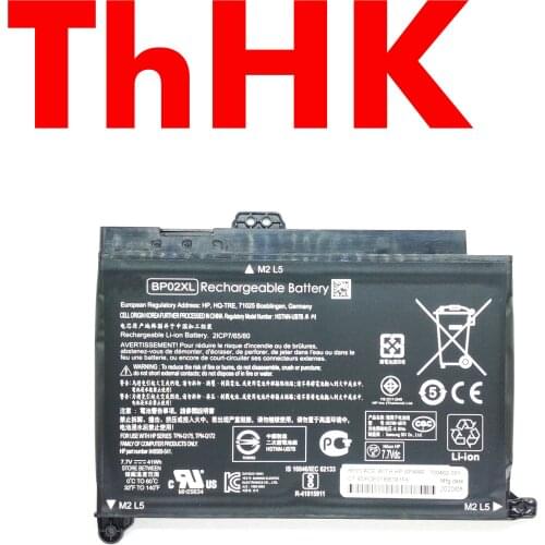 ThHK Genuine Original BP02XL BP02041XL HSTNN-UB7B Laptop Battery For HP Pavilion Notebook PC 15 15-AU010WM 15-AU018WM