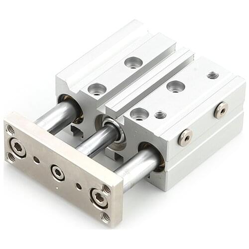 MGPM Series Three-Shaft Magnetic SMC 3 Position Pneumatic Guide Rod Air Cylinder MGPM20/25-10Z-20Z-30Z-50Z-75Z-100Z-125Z