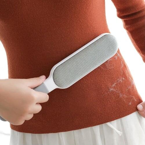 Magic Clean Brush Reusable Self-Cleaning Pet Hair Brush Set Double Lint Remover Fur Scrub Clothes Bag Dust Brusher