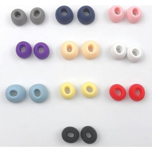 1 Pair Soft Silicone Earbuds Earphone Case Cover For Apple Airpods Pro 3 Headphones Eartip Ear Cap Tips Accessories