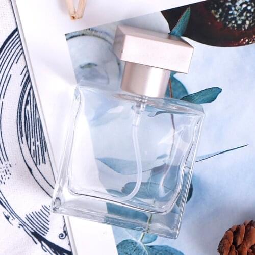 1Pcs 30ML Empty Glass Perfume Spray Bottle Refillable Travel Portable Organizer