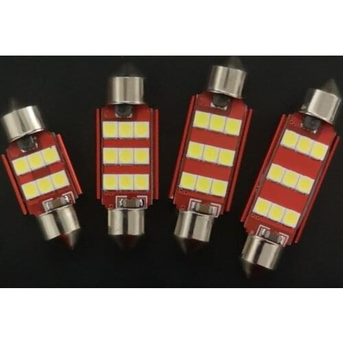 100pcs AUTO LED LAMP FESTOON 31MM 36MM 39MM 41MM