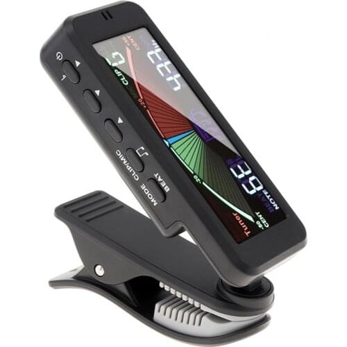 3 in 1 Guitar Tuner Large LCD Screen Metronome Generator with Clip for Chromatic Guitar Bass Ukulele Violin