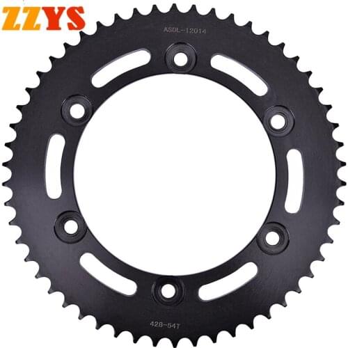 428 54T 54 Tooth Motorcycle Rear Sprocket Gear Staring Wheel For Honda CBR250 CBR250R VT250 VT250F Spada 250 CBR VT 250 428-54T