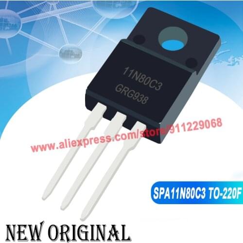5 Pieces) 11N80C3 SPA11N80C3 TO-220F 800V 11A