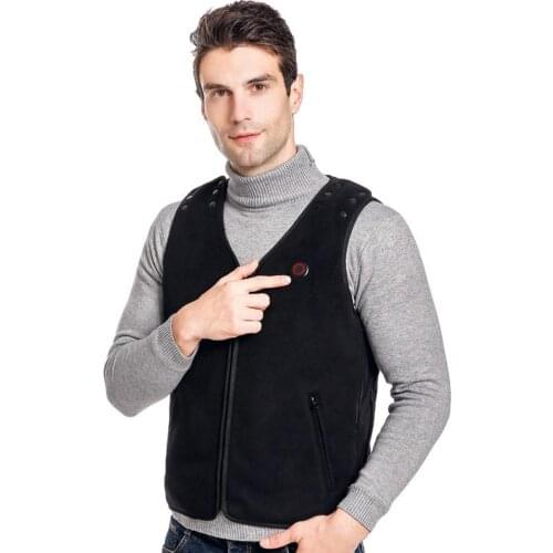 USB Heating 3 Gears Adjustable Vest Warm Vest Electric Heating Smart Heating Vest 5 Pieces Heating Film Electric Heating Clothes