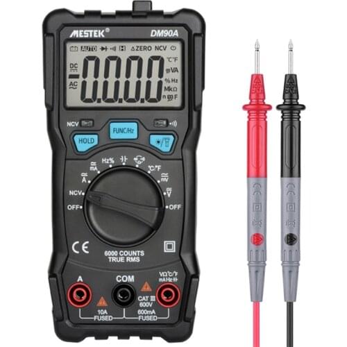 6000 Counts smart digital multimeter automatic multimeter tester multimetro digital profesional usb tester mestek multitester