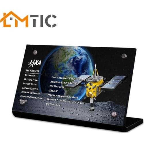 Acrylic Display Stand Brand For JAXA 21101 Satellite Fighter Model Creator Building Block Bricks For Childrens Toys Gift