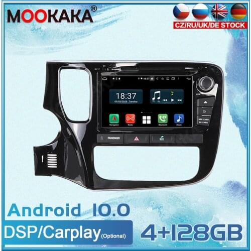 Android10 For Mitsubishi Outlander 2014-15 Car GPS Navigation Auto Stereo Multimedia Radio Video DVD Player Headunit Carplay DSP
