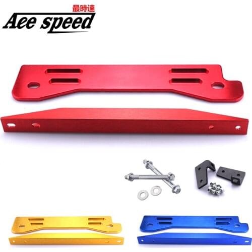 Car Billet Aluminum Rear Subframe Bar + Lower Tie Bar For Honda Civic