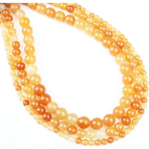 Natural Red Aventurine Stone Loose Beads Semi-precious For Jewelry Making Necklace Bracelet Fashion Jewelry Womens Accessories