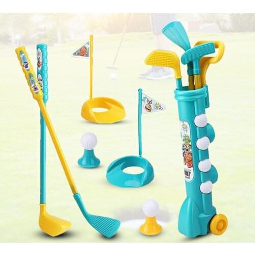 Child Activities Ball Gift Educational Kids Toy Golf Clubs Set Parent Educational Activities Outdoor Sports Game Toy