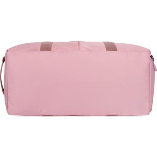 Double dry and wet separate gym bag mens swimming training bag sports bag fashion travel bag round leisure tube basketball bag