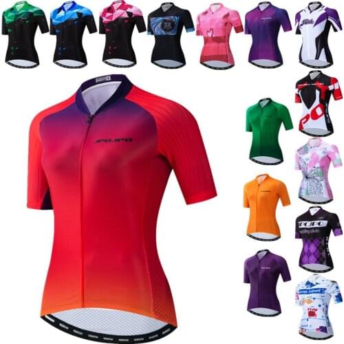 Weimostar Red Cycling Jersey Women High Quality Cycling Clothing Tops Pro Team Bike Jersey Mountain Bicycle Shirt Ropa Ciclismo
