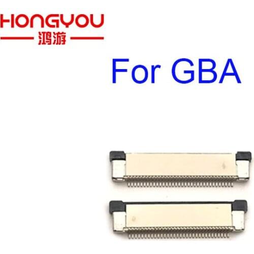 For GBA console mother board to lcd display screen flex cable clip ribbon connector socket 32PIN 40PIN