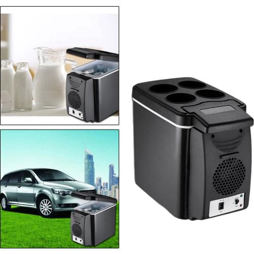 6Liter Personal Fridge Refrigerator & Warmer 12V for Car Road Trips Bedroom, Office, Dorm