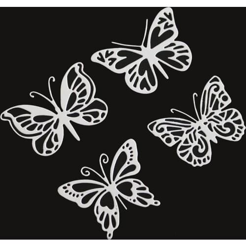 Butterfly Shaped Metal Cutting Dies Stencils for Embossing Craft Die Knife Mold DIY Greeting Card Decoration
