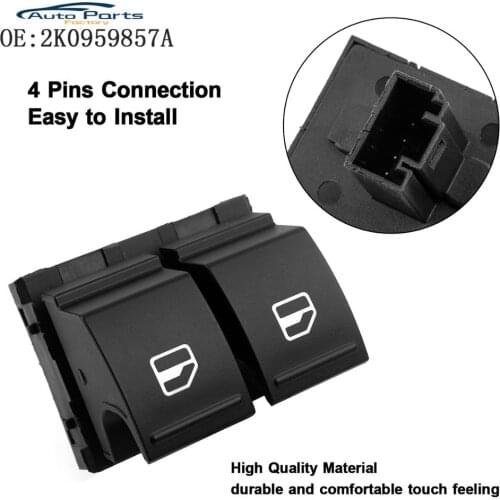 New Electric Power Window Switch For Volkswagen Passat B6 Jetta Golf MK5 EOS CADDY 2K0959857A