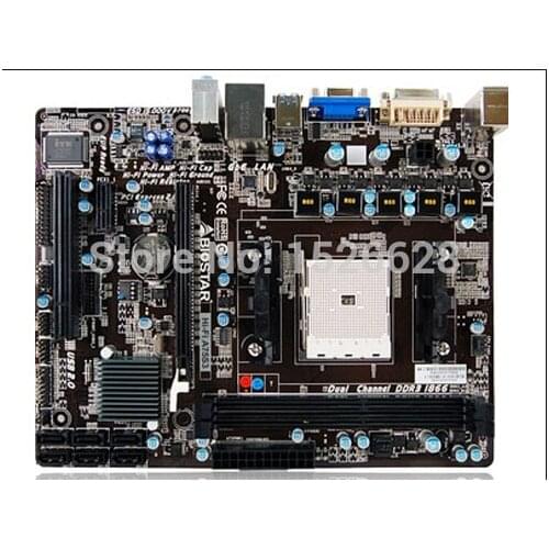 Original motherboard for Biostar Hi-Fi A75S3 DDR3 Socket FM2 USB3.0 mainboard free shipping