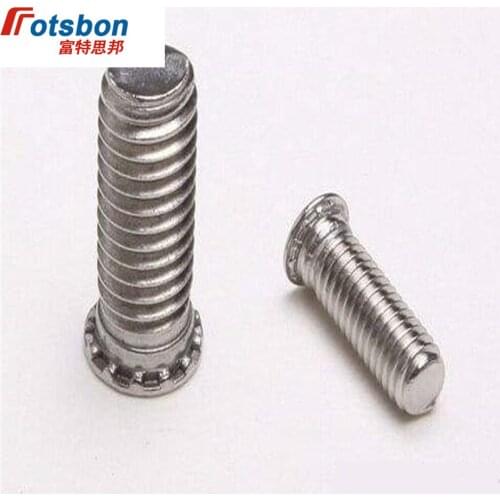 FHS-024-12 Round Head Studs Self-clinching Blind Rivet Protruding Stud Clinch Screw Platen Screws Sheet Metal Vis PEM Standard
