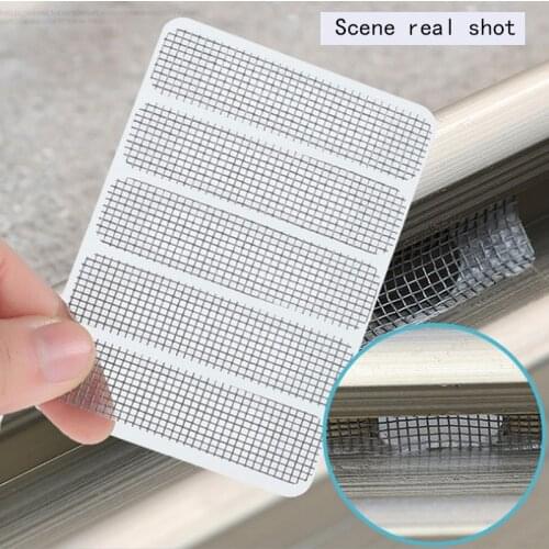 Fix Net Window Home Adhesive Anti Mosquito Fly Bug Insect Repair Screen Wall Patch Stickers Mesh Window Screen Window Net Mesh