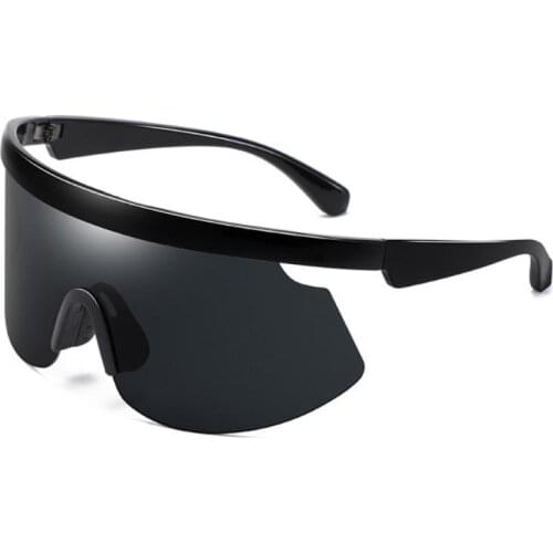 Fashion Polarized Men Women Goggles Round Sun Glass Ladies Classic Oversized Protect Sunglasses Frameless Eyeglasses UV400