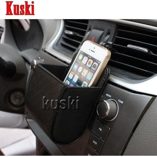 Car Styling Phone Holder Storage Stickers For Audi A3 A4 B6 B8 B7 B5 A6 C5 C6 Q5 A5 Q7 TT A1 S3 S4 S5 S6 S8 MG 3 ZR Accessories