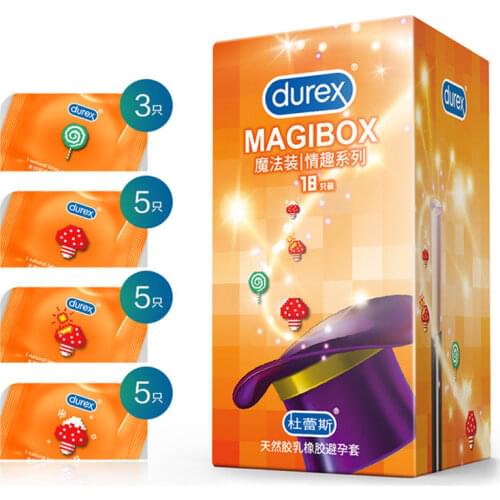 Durex Magic Condom Ultra Thin Sex Product Natural Rubber Safe lubricant Latex Condom for Men Cock Sleeve Intimate Goods sex shop