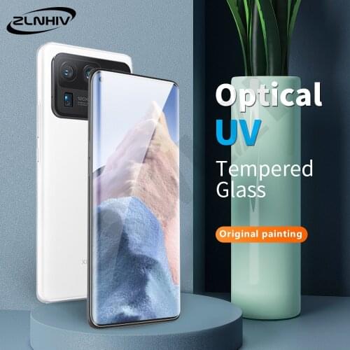 ZLNHIV full cover UV Glass for Xiaomi Mi CC9 Pro 10 Ultra 10S protective film note 10 Lite Tempered Glass Phone Screen Protector