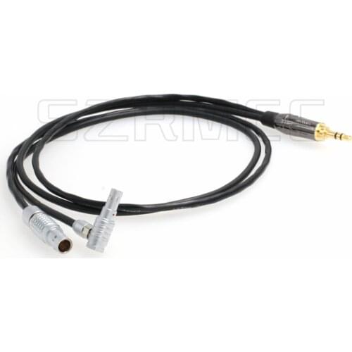 Zaxcom IFB200 Erx Receiver 3.5mm to 0B 00B 5 Pin Audio Timecode Cable for Arri Alexa Mini