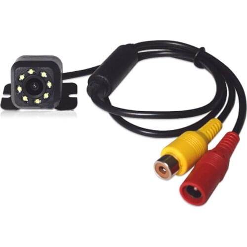 8 LED Car Rear View Camera Real Waterproof 170 degree Wide Angle Installation Angle Can be Adjusted