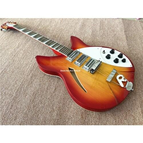 High quality 360/6 string electric guitar tomato scrambled egg color can be customized free shipping