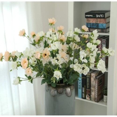 Artificial anemone artificial flower Wedding home decoration Flower arranging furnishing articles false blossom