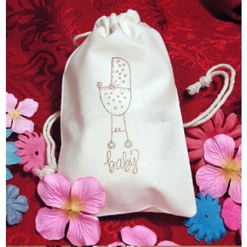 High quality cotton small drawstring bag,cotton fabric jewelry bag wholesale jewelry bags for packaging in ShenZhen jewelry gift